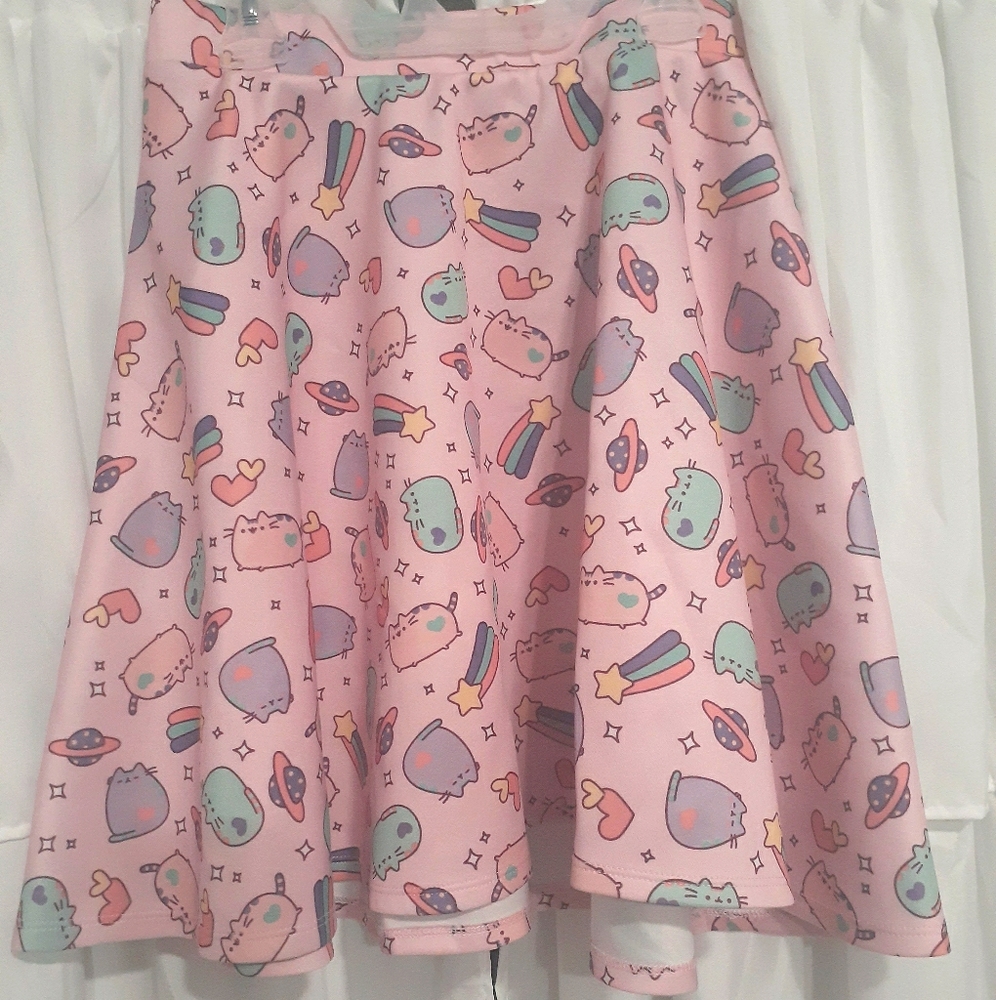 Pusheen space skater skirt